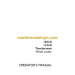 Case 1021G, 1121G Touchscreen Operators Manual