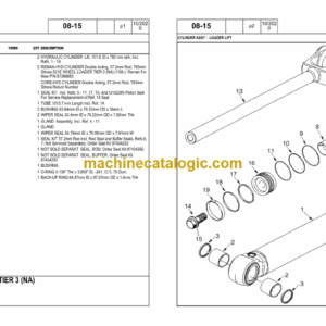 Case 521E Tier 3 Wheel Loader Parts Catalog