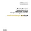 Wacker Neuson GP5600A Portable Generators Parts Manual