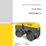 Wacker Neuson RTD-SC4 Trench Roller Service and Repair Manual