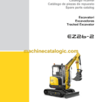 Wacker Neuson EZ26-2 Tracked Excavator Parts Manual