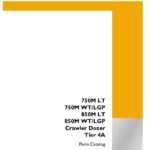 Case 750M LT, 750M WT-LGP, 850M LT, 850M WT-LGP Tier 4A Crawler Dozer Parts Catalog