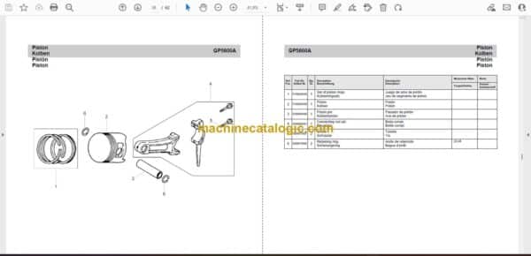 Wacker Neuson GP5600A Portable Generators Parts Manual - Image 2