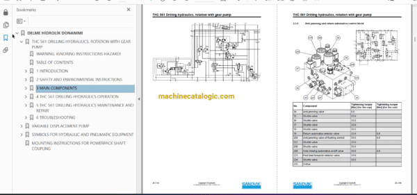 Sandvik DT621 Drilling Rig Full Documents (Service, Operator, Maintenance Manual and Parts Catalog) [117D50477]