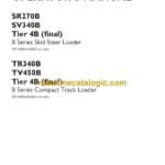 Case SR270B, SV340B Tier 4B Final B Series Skid Steer Loader and TR340B, TV450B Tier 4B Final B Series Compact Track Loader Operators Manual