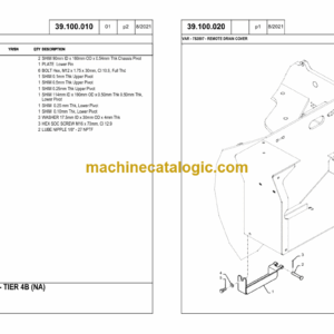 Case 521G Tier 4B Wheel Loader Parts Catalog (531641521PC)