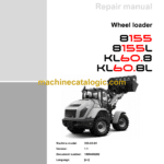 Wacker Neuson 8155, 8155L, KL60.8, KL60.8L Wheel Loader Repair Manual