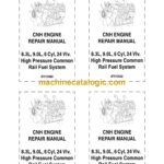 New Holland 8.3 & 9.0L 6 Cylinder, 24 Valve CNH Engine with High Pressure Common Rail Fuel System Repair Manual
