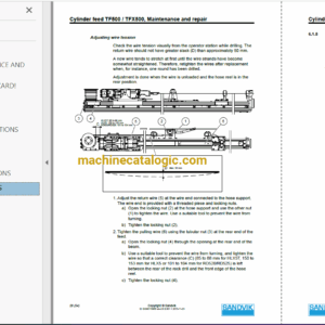 Sandvik DT621 Drilling Rig Full Documents (Service, Operator, Maintenance Manual and Parts Catalog) [117D51438]