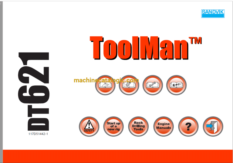 Sandvik DT621 Drilling Rig Full Documents (Service, Operator, Maintenance Manual and Parts Catalog) [117D51442]