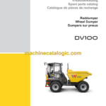 Wacker Neuson DV100 Wheel Dumper Parts Manual