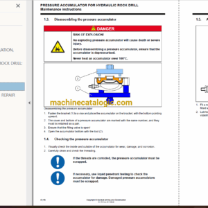 Sandvik DT820 Drilling Rig Full Documents (Service, Operator, Maintenance Manual and Parts Catalog) [112D22136]