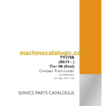 Case TV370B Tier 4B Final Compact Track Loader Service Parts Catalogue (550711224PC)