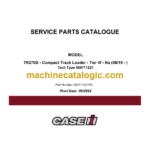 Case TR270B Tier 4F NA Compact Track Loader Service Parts Catalogue