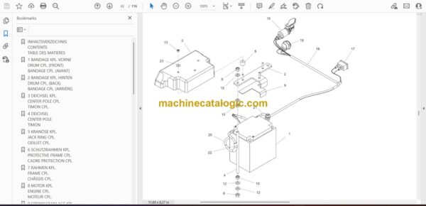 Wacker Neuson RD7Yehf LRC Roller Parts Manual - Image 2