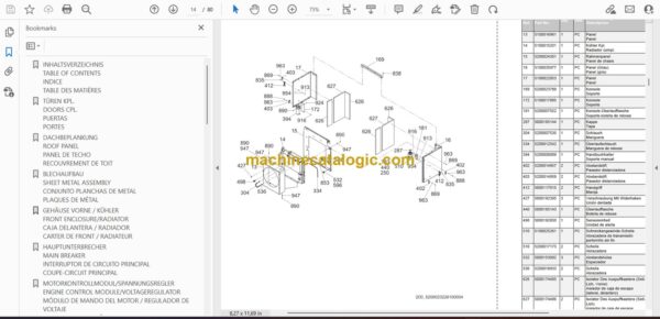 Wacker Neuson G100 Generator Parts Manual - Image 2