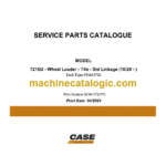 Case 721G2 Wheel Loader Service Parts Catalogue