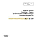 Wacker Neuson RD 18-100 Ride-On Rollers Parts Manual