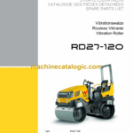 Wacker Neuson RD27-120 Vibratory Roller Parts Manual