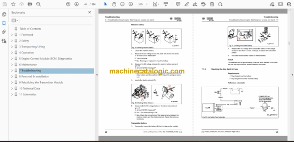 Wacker Neuson RTLx-SC3 Trench Roller Service and Repair Manual - Image 2