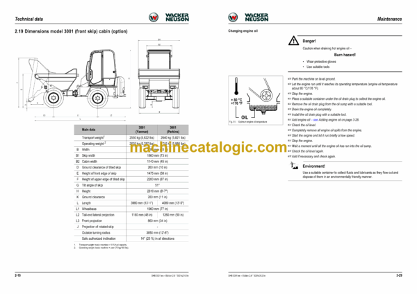 Wacker Neuson 3001 Dumper Service Manual - Image 3