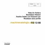 Wacker Neuson RD12-90 Ride-On Rollers Parts Manual