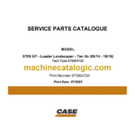 Case 570N EP Tier 4B Loader Landscaper Service Parts Catalogue