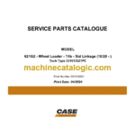Case 621G2 Wheel Loader Service Parts Catalogue