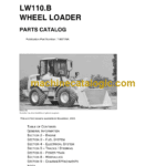 New Holland LW110.B Wheel Loader Parts Catalog