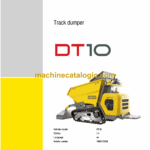 Wacker Neuson DT10 Track Dumper Service Manual