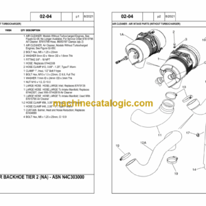 Case 580M Series 2 Loader Backhoe Parts Catalog