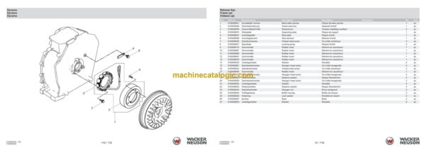 Wacker Neuson RD7Yehfb LRC Roller Parts Manual - Image 4