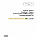 Wacker Neuson RD12A-90 Ride-On Rollers Parts Manual