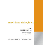 Case 921G Wheel Loader Service Parts Catalogue (531657921PC)