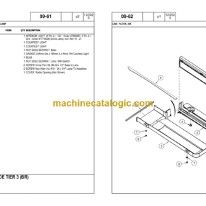 Case 580M Series 3 Loader Backhoe Parts Catalog (87632283NA)