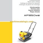 Wacker Neuson AP1850we Vibratory Plates Parts Manual