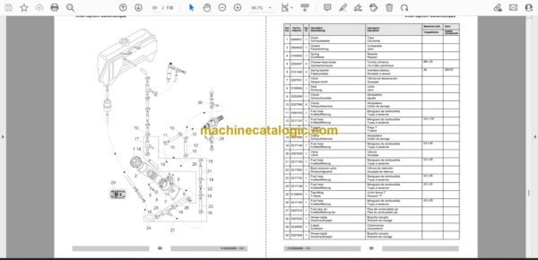 Wacker Neuson DPU 4545He US Reversible Plates Parts Manual - Image 2