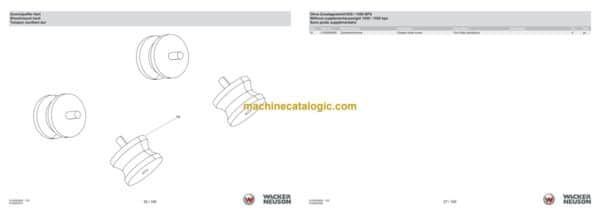 Wacker Neuson BPS1030A Vibratory Plate Parts Manual - Image 3