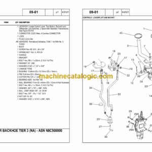 Case 580M Series 3 Loader Backhoe Parts Catalog