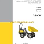 Wacker Neuson 1501 Dumper Parts Manual