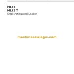New Holland ML12, ML12T Small Articulated Loader Operators Manual