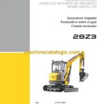 Wacker Neuson 28Z3 Crawler Excavator Parts Manual