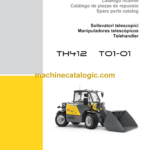 Wacker Neuson TH412 (T01-01) Telehandler Parts Manual