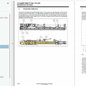 Sandvik DT820 Drilling Rig Full Documents (Service, Operator, Maintenance Manual and Parts Catalog) [113D22134]