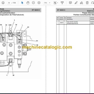 Wacker Neuson RT820CC Trench Roller Parts Manual