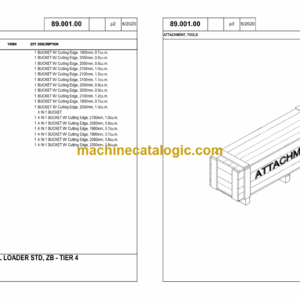 Case 221F Tier 4 Compact Wheel Loader Parts Catalog