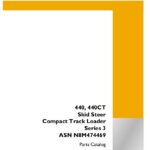 Case 440, 440CT Series 3 Skid Steer Compact Track Loader Parts Catalog