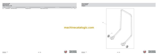 Wacker Neuson APS2050e Vibratory Plate Parts Manual - Image 4