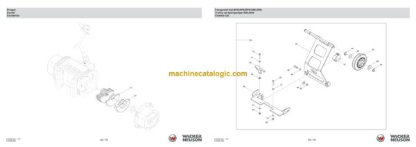 Wacker Neuson APS2050e Vibratory Plate Parts Manual - Image 3