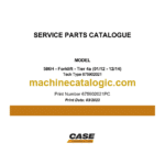 Case 586H Forklift Service Parts Catalogue